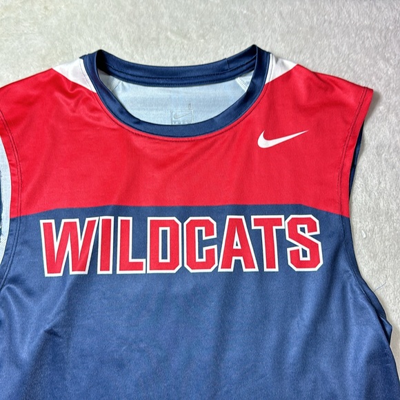 Nike Wildcats Youth Football Compression Jersey Size Large - Picture 3 of 5